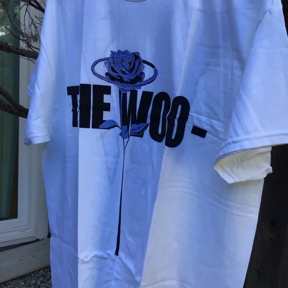 VLONE x Pop Smoke The Woo White Graphic T Shirt Size XL - Picture 4 of 6